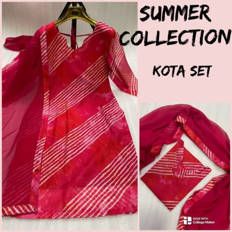 heavy-kota-checks-silk-with-lining-kurthi-big-0