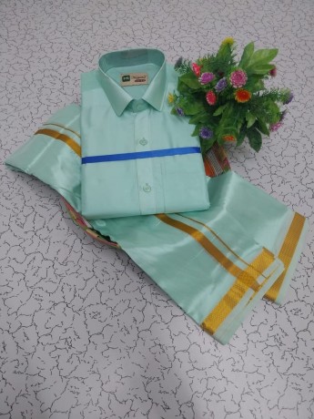 aasha-pattu-shirt-and-dothi-set-big-0