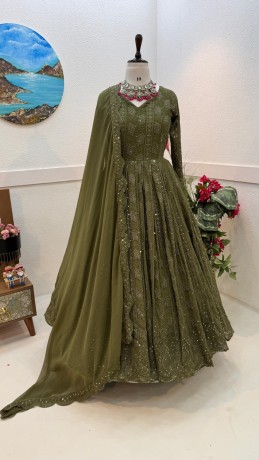 green-colour-gown-big-0