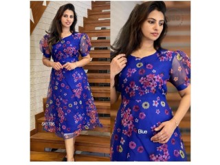 BLUE COLOUR KURTI