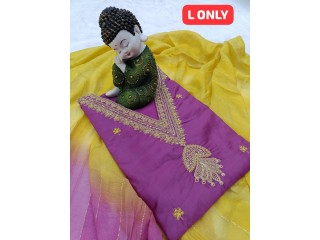 HEAVY MUSLIN KURTHI & DUPATTA