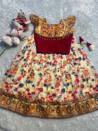 elegant-7-feeder-textures-rich-zari-weaving-paithani-silk-lehenga-for-kids-big-1