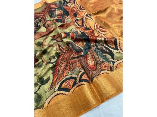 PURE TUSSAR SILK SAREE