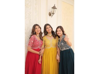 PREMIUM DESIGNER READYMADE GOWN COLLECTIONS.