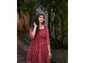 x-lady-launching-marun-kalamkari-short-dress-small-1