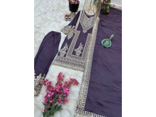 New Designer Party Top Pent & Dupatta Set ️