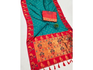 Soft Pethani silk saree