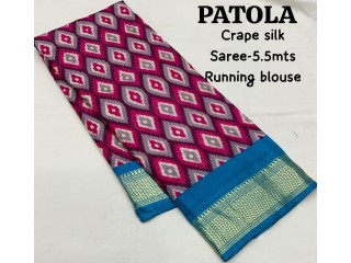 PATOLA CRAPE SILK SAREE