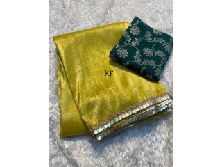 Tissue Silk Fancy Saree