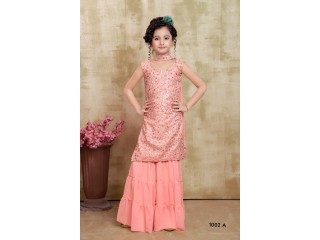 Sharara Styles for Kids/Girls - Fully Stitched