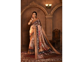 SOFT TUSSAR SILK SAREE