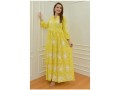 x-lady-launching-beautiful-long-embroidery-gown-small-2