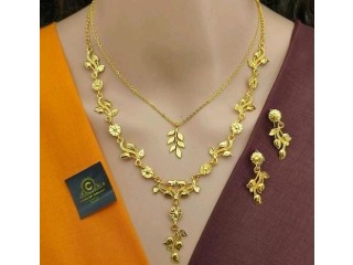 FANCY MICRO GOLD PLATED NECKLESS