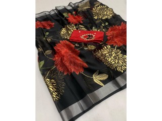 Soft Organza Saree