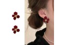 velvet-maroon-floral-korean-stud-earrings-small-2