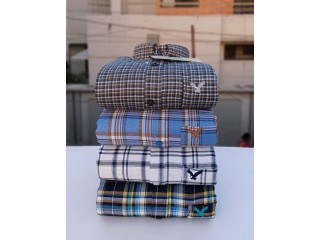 Full Sleeves  Cotton Fabric  Checks SHIRT