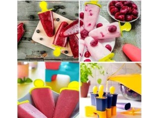 Twimish Plastic New Ice Cream Candy Kulfi Maker Popsicle Mould Set