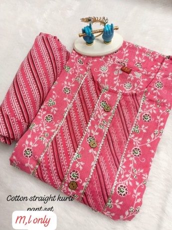 cotton-straight-kurti-pant-set-big-1