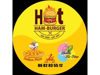 Hot ham burger