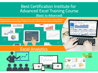 Excel Training Course in Delhi, 110069. Best Online Live Advanced Excel Training in Patna by IIT Faculty , [ 100% Job in MNC]