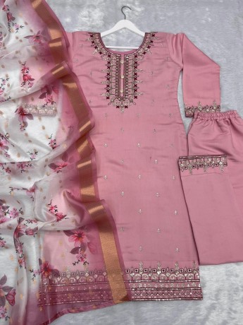 fancy-embroidery-and-sequences-work-kurti-bottom-with-dupatta-big-3