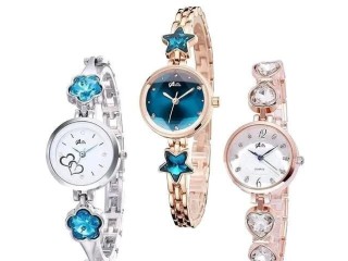 Premium Luxury Analog Girl's Watch (COMBO PACK OF 3)