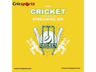 CricSportz: Reliable Live Cricket Streaming API for Sports Platforms