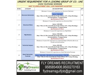 Job vacancy in UAE