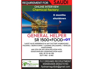 Job vacancy for saudi