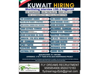 Job vacancy for kuwait