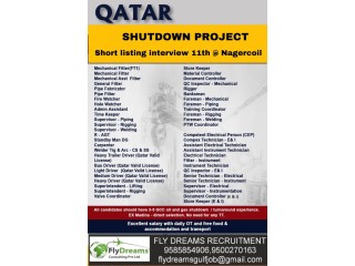 Job vacancy for qatar