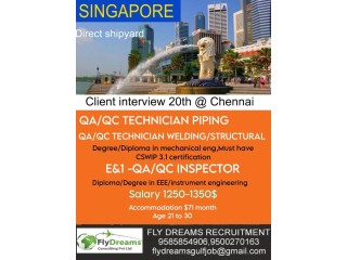 Job vacancy for singapore