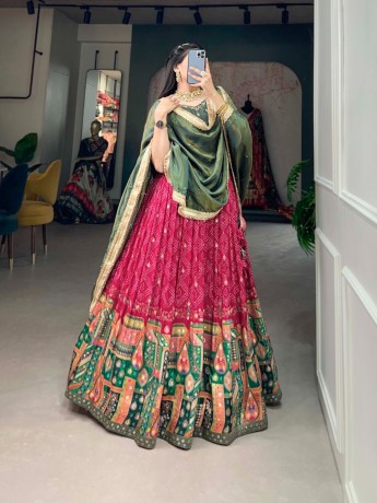 pure-viscose-jacquard-silk-lehenga-choli-big-2