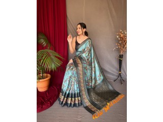 HAND PRINTED KANCHIPURAM SAREE