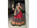 tussar-silk-patola-print-with-foil-work-lehenga-small-1