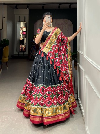 tussar-silk-patola-print-with-foil-work-lehenga-big-2