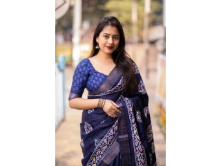 PRINTED SOFT SILK SAREE